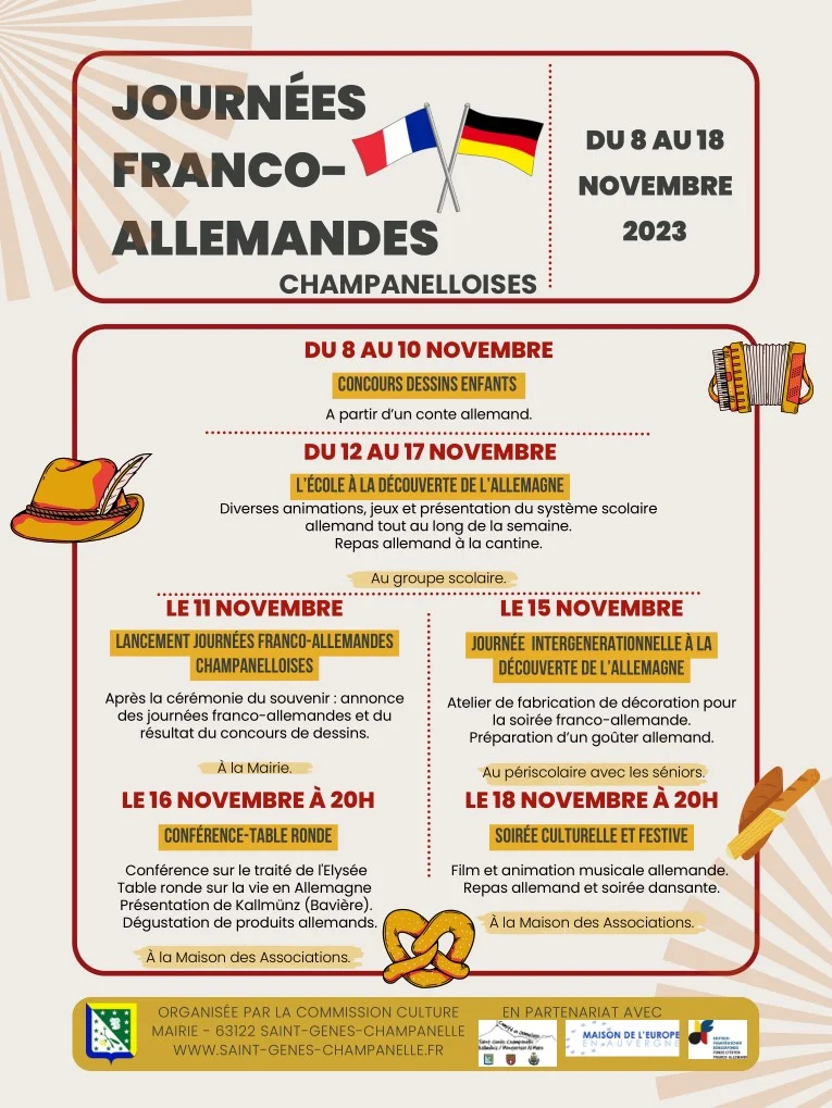 Journées franco-allemandes novembre 2023 Affiche 02