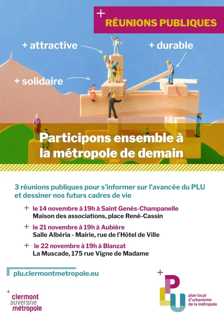 Réunion publique pour le PLUi