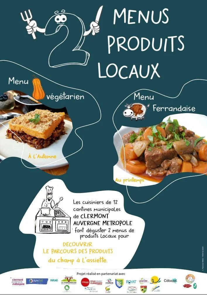 menus produits locaux