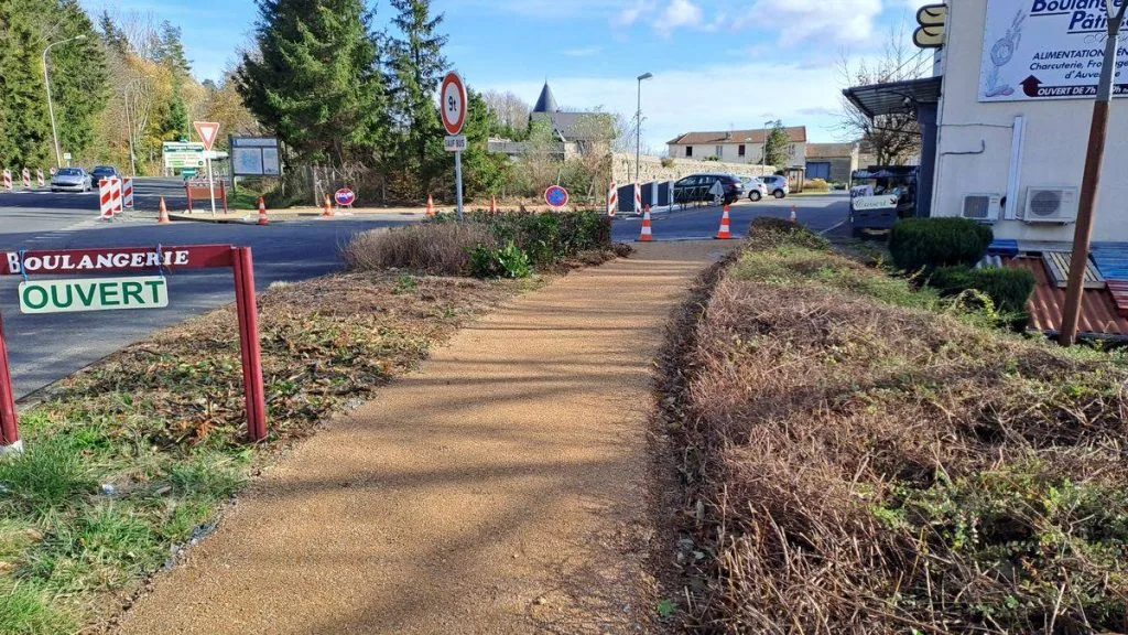 Travaux traversée de Theix