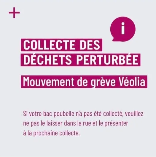 collecte déchets perturbée