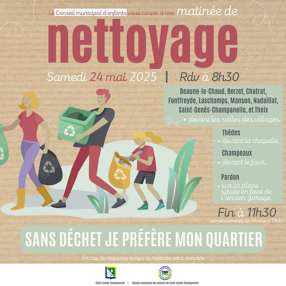 matinée nettoyage des villages